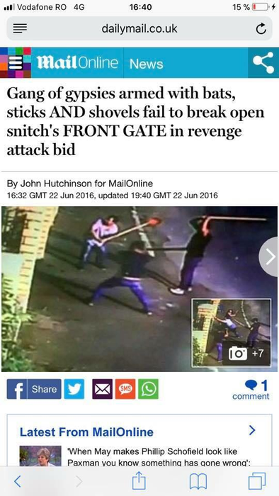 Scandalul a ajuns pe prima pagină a unui site important din Anglia