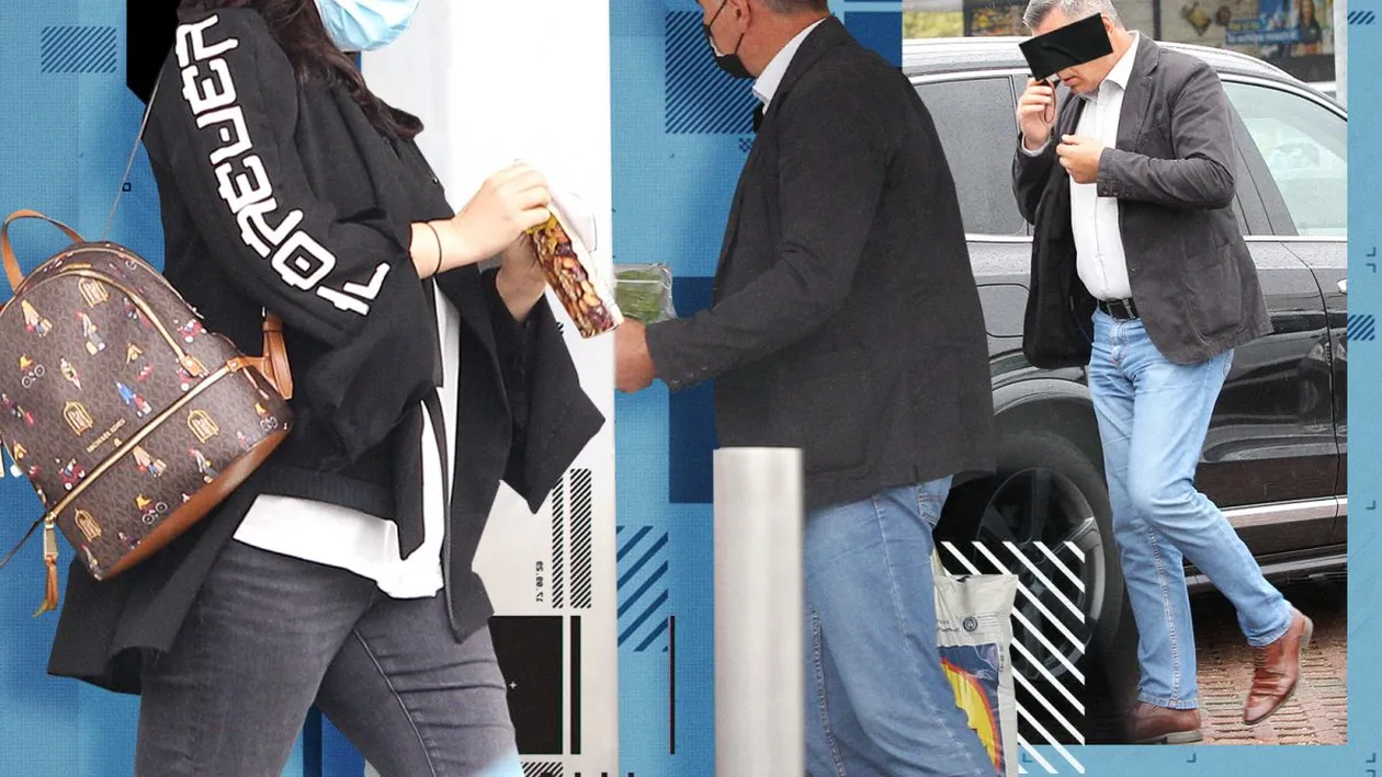 Andra și șoferul ei și-au împărțit sarcinile. Ea a dus o pungă de migdale, el restul cumpărăturilor