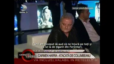 Scandal intre Carmen Harra si Irinel Columbeanu: Cand incepi sa scuipi in locul in care te-ai nascut, inseamna ca esti un **** de om Vezi ce a replicat parapsihologul