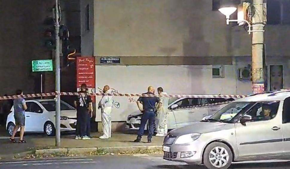 Locul crimei din Brăila, anchetatorii căutau dovezi. Foto: Facebook