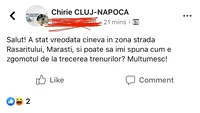 BANC | Chirie Cluj-Napoca: A stat cineva în zona strada Răsăritului? Cum e zgomotul de la trecerea trenurilor? Ce răspuns a primit
