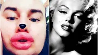 VIDEO / Un francez a vrut să arate ca Marilyn Monroe, dar s-a desfigurat! Cum arată după ce a cheltuit aproape 6.000 de euro pe intervenţiile estetice