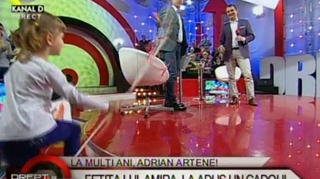 VIDEO Adrian Artene a primit cadou o nuia de la fiica sa, Amira! "Numele ei este oriental. Prin inversarea literelor, numele ei poate insemna si Maria!"
