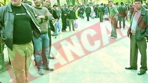 600 de agenti de paza au iesit in strada
