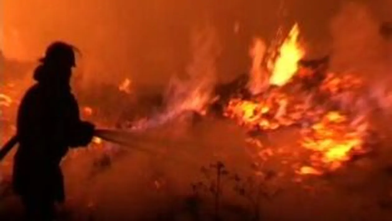 Incendiu devastator la hala unei fabrici din Baia Mare