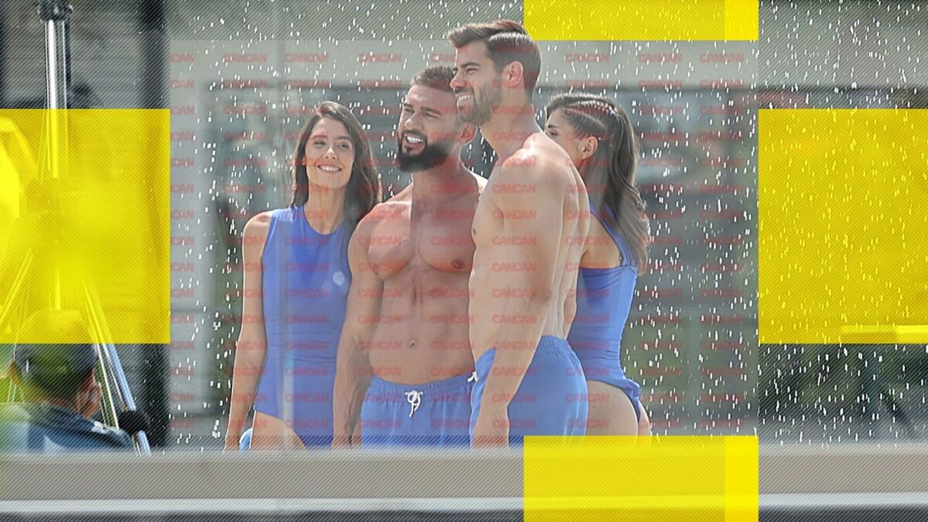 Dorian Popa și Ștefan Floroaica au rămas în pielea goală pe stradă fără nicio jenă! Trecătorii s-au oprit pentru a-i vedea pe cei doi musculoși fără haine