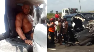 Anthony Joshua, la un pas de moarte. A scăpat ca prin minune dintr-un accident rutier. Imagini video cu operațiunea de salvare