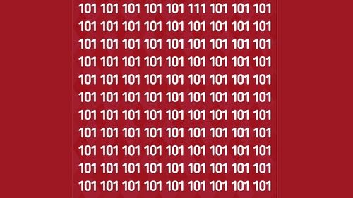 Test de perspicacitate | Găsiți singurul număr din imagine care nu este 101