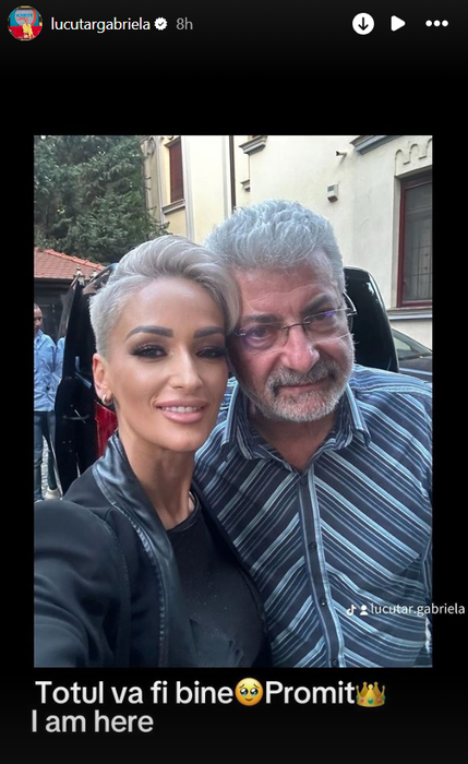 Gabriela Lucuțar, alături de Silviu Prigoană / Sursa foto: Instagram