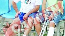 Victima lui Alexa este in continuare in carje