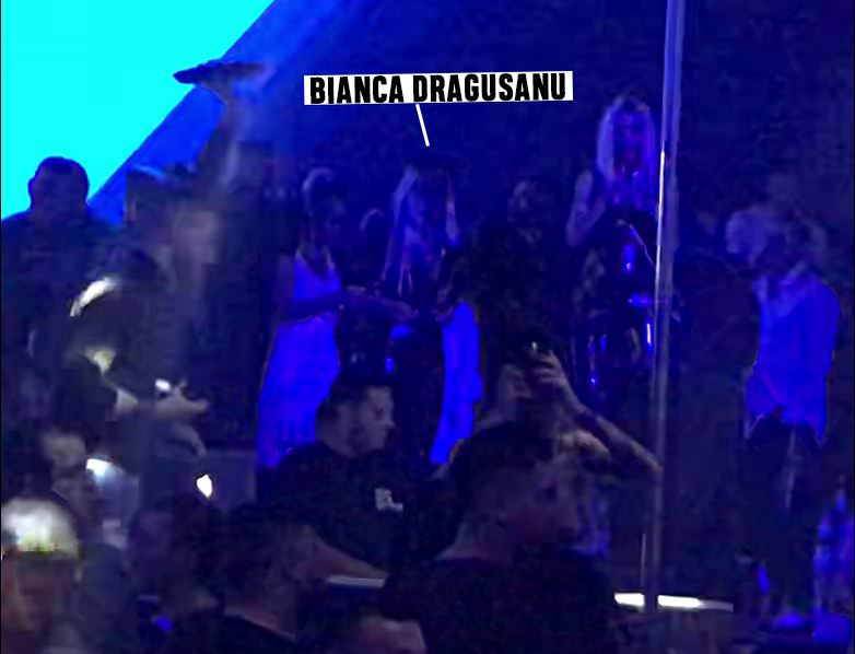 Bianca Drăgușanu a petrecut, în noaptea de sâmbătă spre duminică, în două cluburi din Capitală