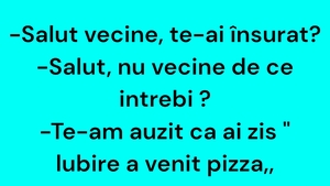 BANCUL ZILEI | Cu cine s-a însurat vecinul, de fapt