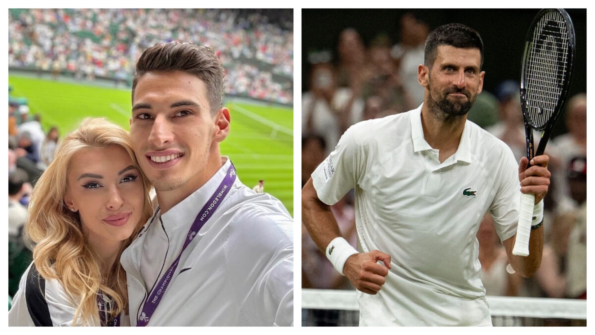 Cum a reacționat Andreea Bălan după ce a dat nas în nas cu Novak Djokovic la Wimbledon