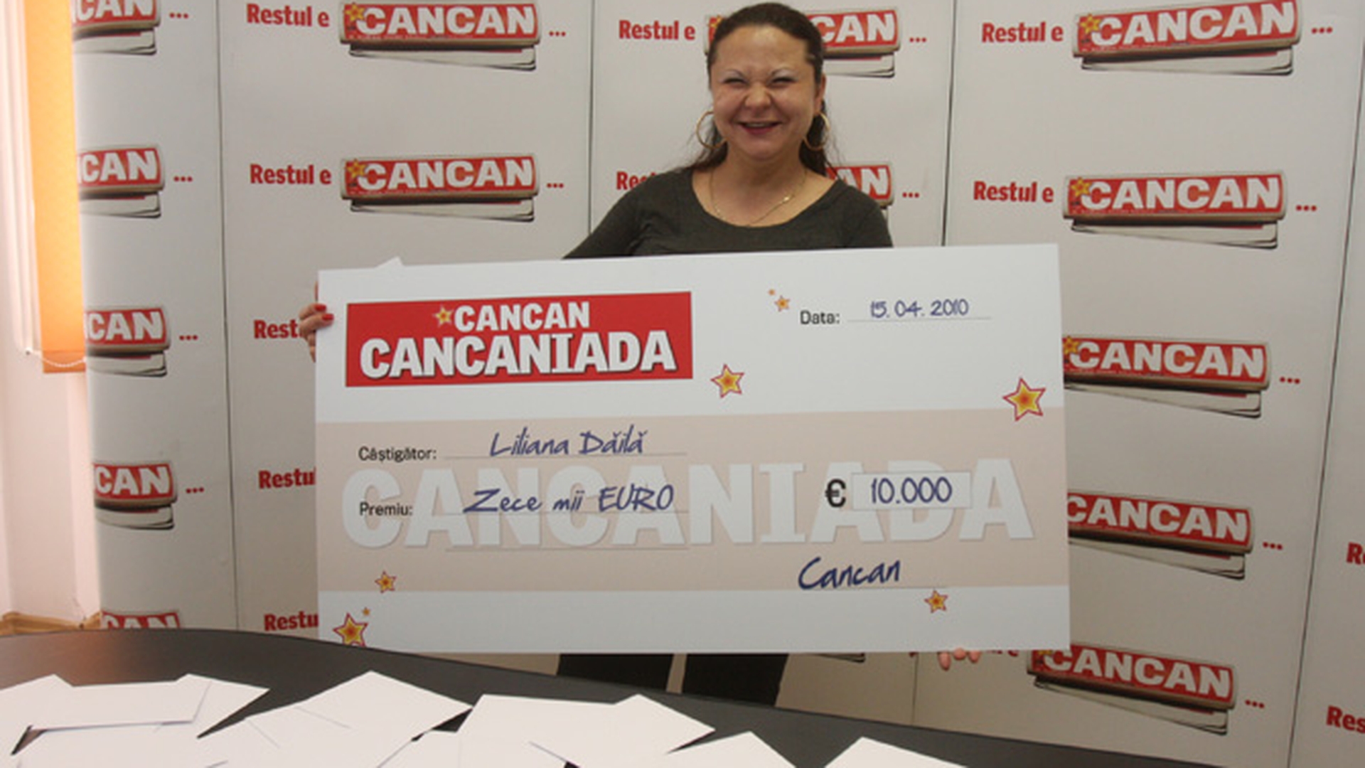 CANCANIADA: A castigat 10.000 de euro la extragerea finala!