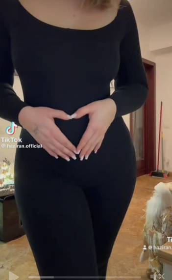 Haziran este însărcinată pentru a doua oară / Foto: Captură Video TikTok