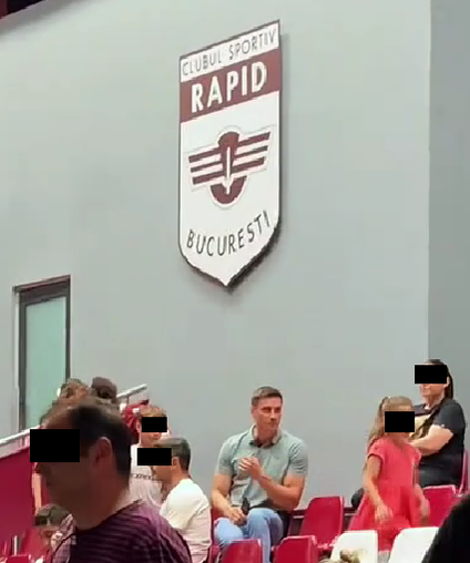 Ofițerul SPP a participat la un eveniment sportiv/ Sursa foto: TikTok