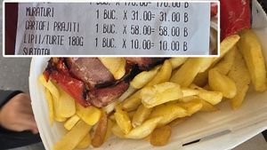 Cât a putut plăti un ieșean pentru o friptură, în parcul Copou. A dat 58 lei pe o porție de cartofi prăjiți!