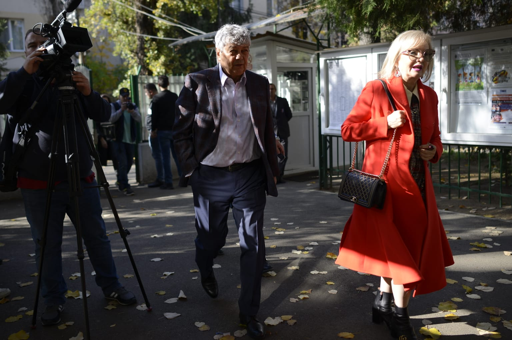 Mircea Lucescu și soția