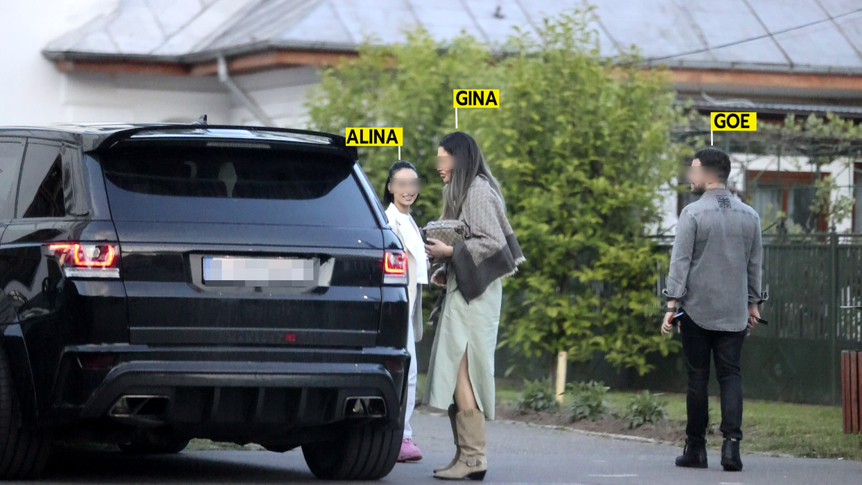 Gina, Goe și Alina ajung la Mănăstirea Țigănești (Foto: CANCAN.RO)