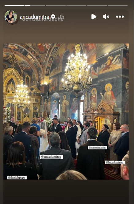 Anca Dumitra, în ziua nunții/ Foto: Instagram