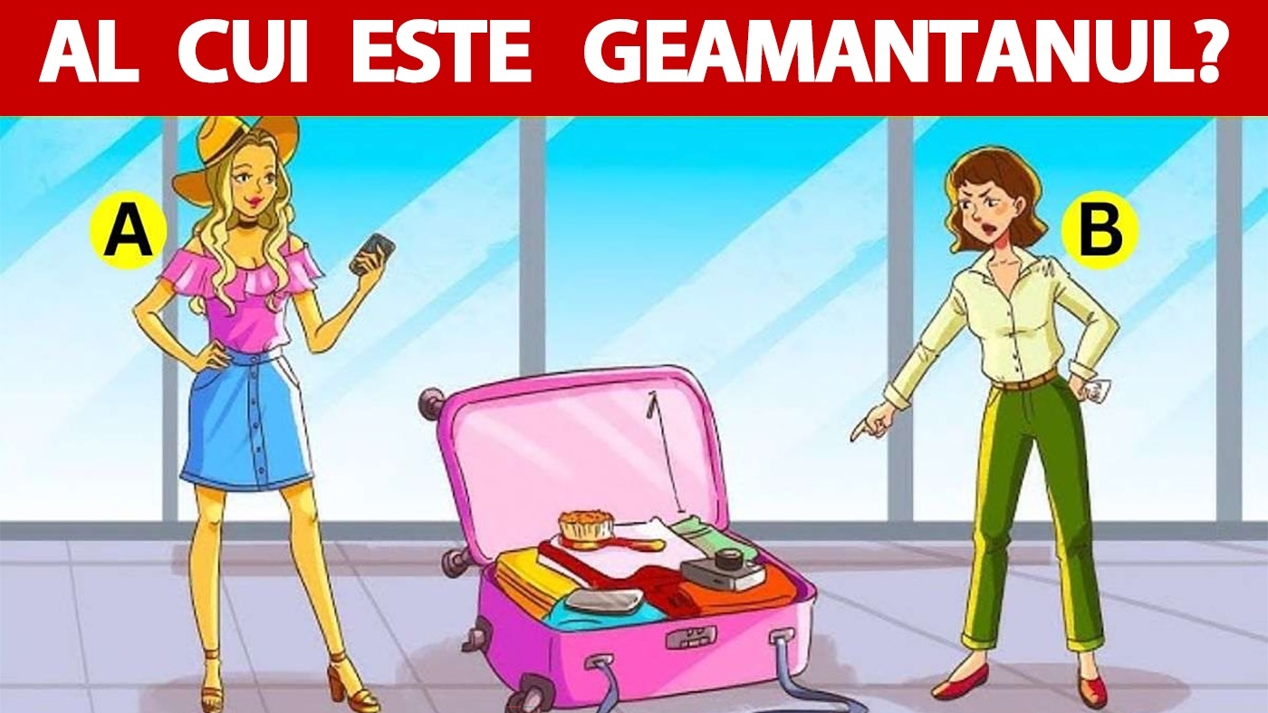 Test de logică | Al cui este acest geamantan, de fapt?