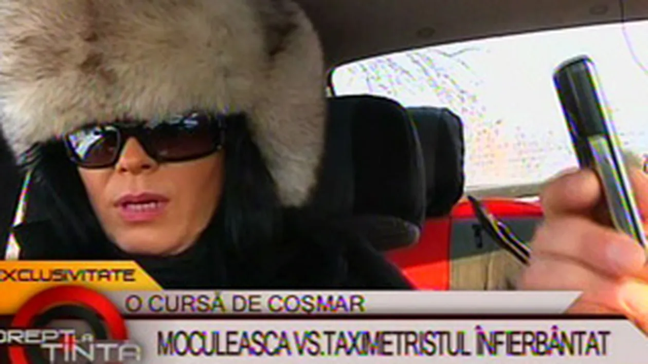 VIDEO Moculeasca a patit-o din nou! A fost agresata de un taximetrist libidinos!