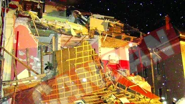 Vila distrusa de explozie in Sectorul 5