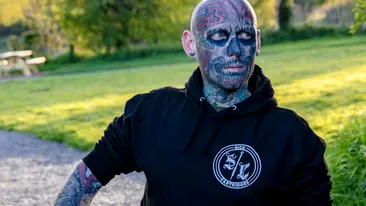 Cum arăta cel mai tatuat om din lume, când era normal, înainte să-și facă primul desen pe corp. Acum, are 97% din trup acoperit cu tatuaje