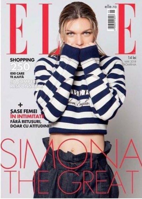 Simona Halep a fost protagonista unui pictorial incendiar FOTO: ELLE