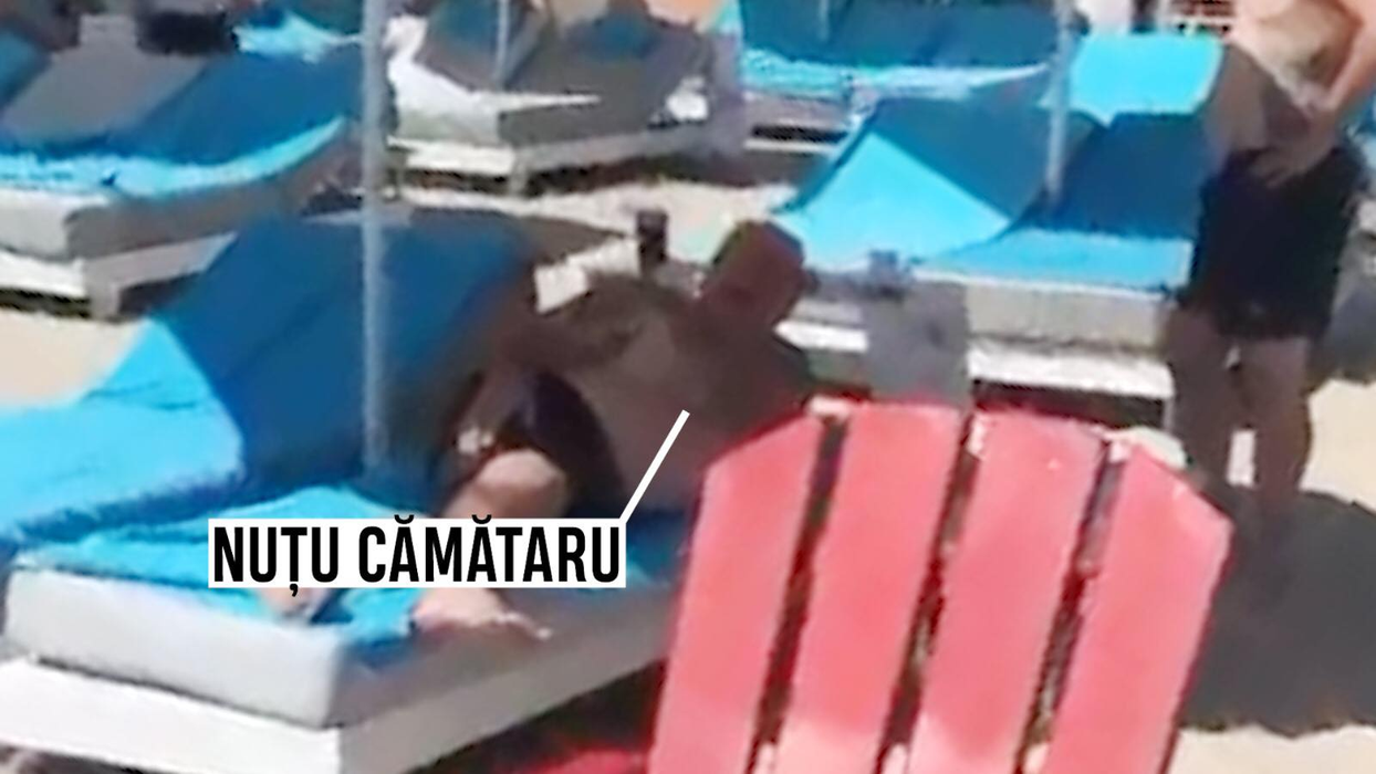 Nuțu Cămătaru, la relaxare pe plaja milionarilor din Mamaia