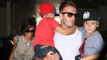 David Beckham face temele cu copiii sai! Fotbalistul va fi prezent la Cupa Mondiala din Africa de Sud!