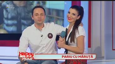 Andreea Tonciu a pierdut pariul cu Măruţă. A gafat-o la penultima întrebare a testului de română: Mioriţa e scrisă de Caragiale