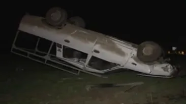 Accident Grav pe Autostrada Soarelui! Un sofer aflat sub influenta bauturilor alcoolice s-a rasturnat cu masina