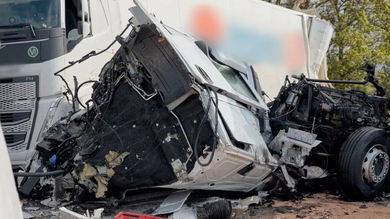 Șofer român, sfârșit cumplit pe autostradă. TIR-ul său a fost implicat într-un accident grav în Germania