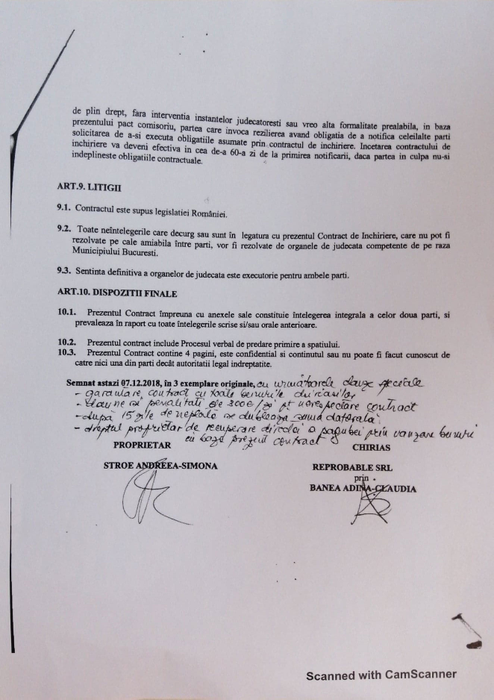 Contractul de închiriere, pagina 4