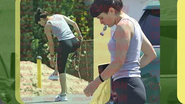 Ce a făcut Irina Rimes în parcare când credea că n-o vede nimeni! A plecat spre pilates, iar printre mașini...