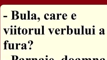 BANC | „Bulă, care e viitorul verbului ‘a fura’?”