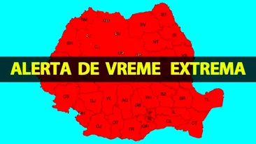 Atenționare de vreme extremă emisă de Severe Weather Alert - România. Ce se întâmplă până pe 8 iunie