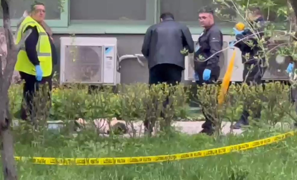 Imagini de la locul în care s-a sinucis femeia
