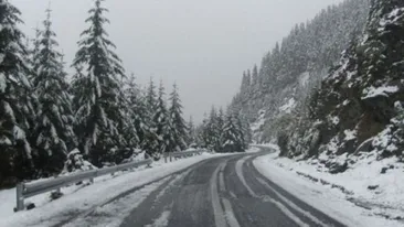 A venit ”zăpada mieilor”. Unde s-a depus omătul din aprilie