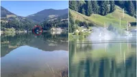 O altă tragedie aviatică a avut loc în România. O persoană a murit, după ce o aeronavă a căzut în lacul Colibița