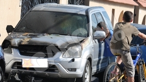 VIDEO Masina lui Mita de la Bere Gratis a fost incendiata! Un barbat a vrut sa se razbune pe el