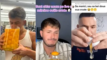 Noul trend periculos de pe TikTok: ingerarea de ouă crude! Ce pericol reprezintă pentru sănătate