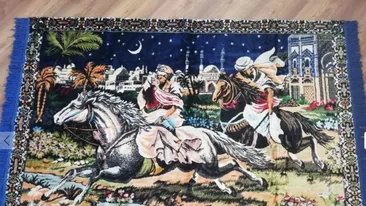 Ai acasă celebra carpetă cu Răpirea din serai? De necrezut cu ce sumă se vinde pe OLX