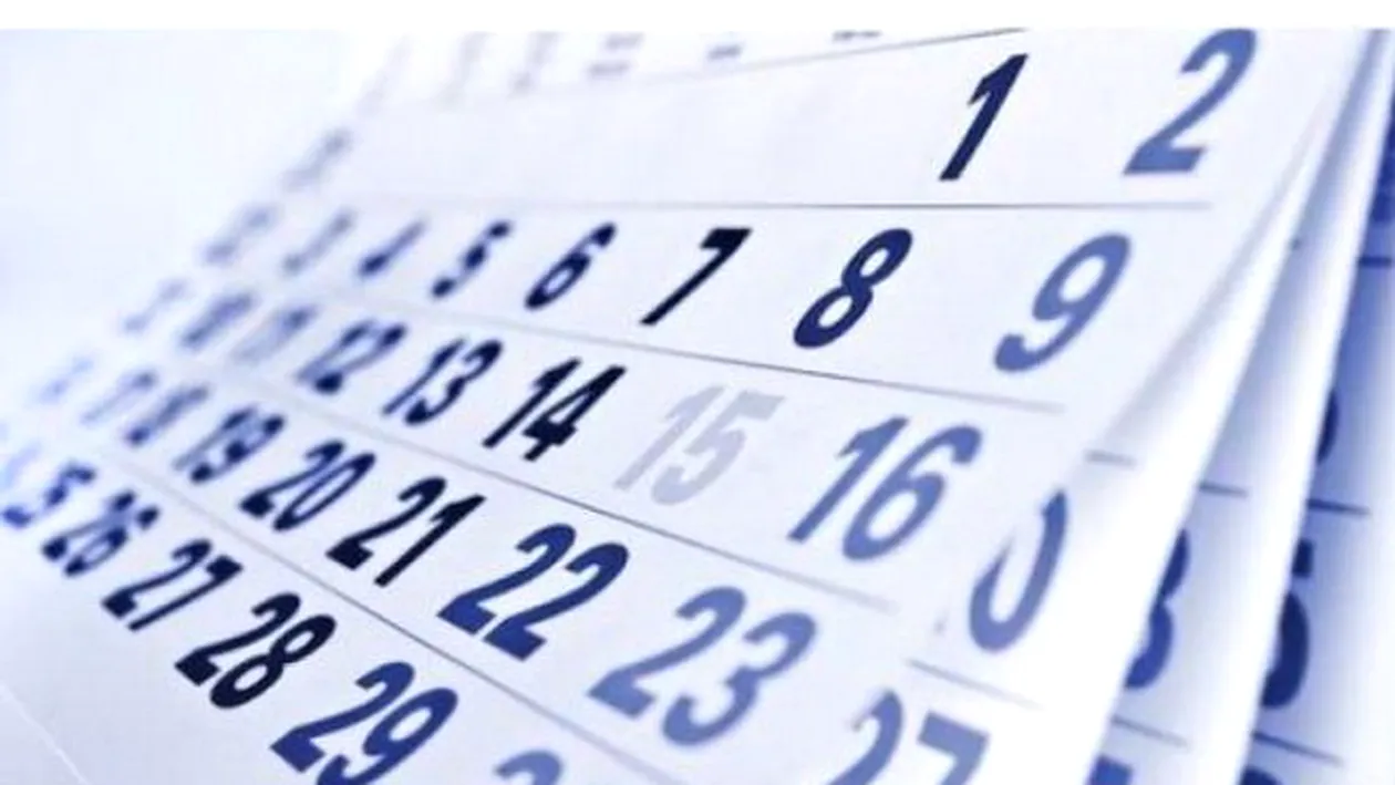 ZILE LIBERE IN 2015: Calendarul sarbatorilor legale!