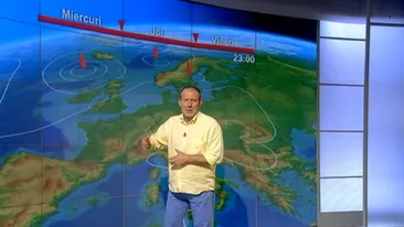 A REVENIT! El a prezentat azi dimineață Meteo la Știrile Pro TV