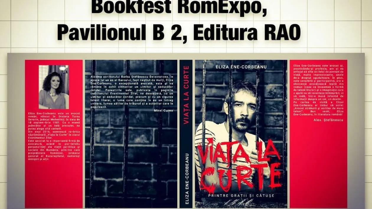 Eliza Ene-Corbeanu va lansa cartea “Viața la curte”. Când și unde va avea loc evenimentul