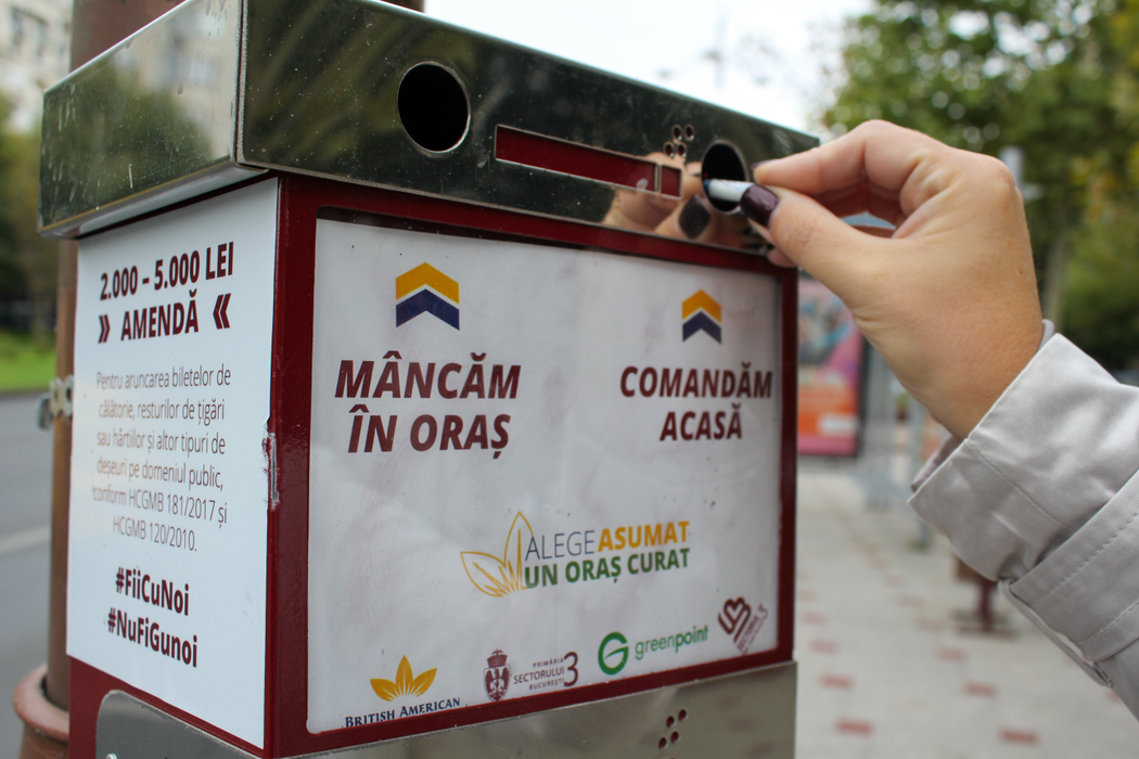 500.000 de chiștoace colectate și valorificate energetic în primele două luni ale campaniei. Alege asumat un oraș curat