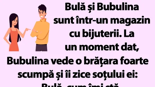 BANC | Bulă, cum îmi stă cu brățara aceasta?