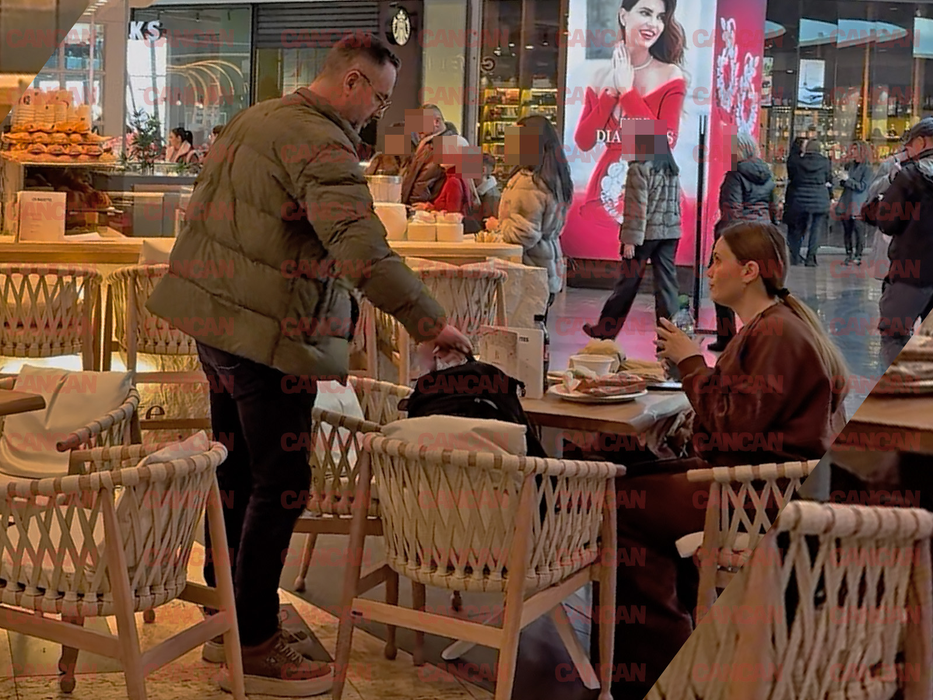 Cristina Șișcanu și Mădălin Ionescu au luat masa la un mall din Capitală
